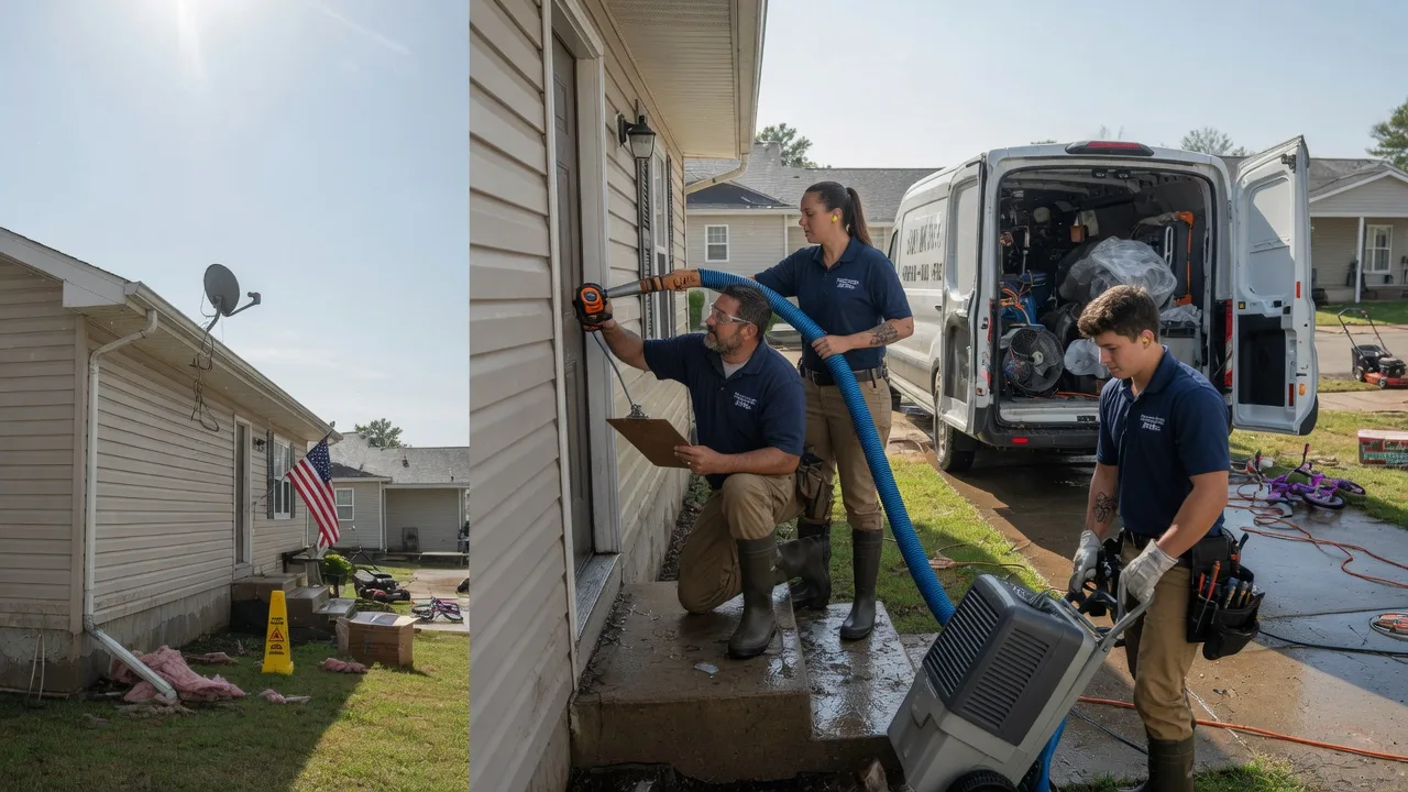 Ceiling Water Damage Restoration in Hennessey, OK near me